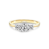 Brilliant Cut Three Stone Engagement Ring - Dracakis Jewellers